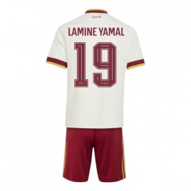 Virallinen pelipaita Espanja Lamine Yamal 19 Vieras MM-kisat 2026 Lyhythihainen - Lasten ( + Lyhyet housut )