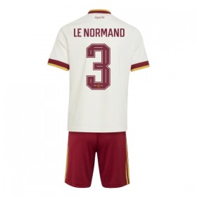 Virallinen pelipaita Espanja Le Normand 3 Vieras MM-kisat 2026 Lyhythihainen - Lasten ( + Lyhyet housut )