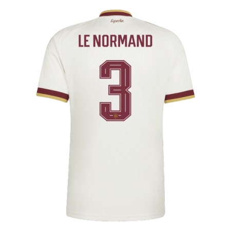 Virallinen pelipaita Espanja Le Normand 3 Vieras MM-kisat 2026 Lyhythihainen - Miesten Virallinen pelipaita Espanja Le Normand 3 Vieras MM-kisat 2026 Lyhythihainen - Miesten