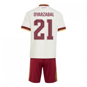 Virallinen pelipaita Espanja Oyarzabal 21 Vieras MM-kisat 2026 Lyhythihainen - Lasten ( + Lyhyet housut )
