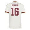 Virallinen pelipaita Espanja Rodrigo 16 Vieras MM-kisat 2026 Lyhythihainen - Miesten Virallinen pelipaita Espanja Rodrigo 16 Vieras MM-kisat 2026 Lyhythihainen - Miesten