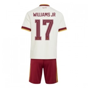 Virallinen pelipaita Espanja Williams JR 17 Vieras MM-kisat 2026 Lyhythihainen - Lasten ( + Lyhyet housut )