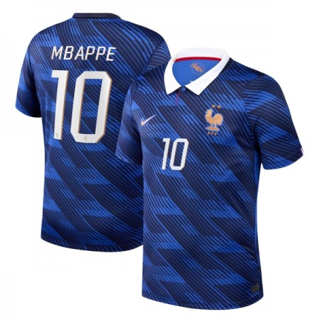 Virallinen pelipaita Ranska Mbappé 10 Koti MM-kisat 2026 Lyhythihainen - Miesten Virallinen pelipaita Ranska Mbappé 10 Koti MM-kisat 2026 Lyhythihainen - Miesten