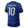 Virallinen pelipaita Ranska Mbappé 10 Koti MM-kisat 2026 Lyhythihainen - Miesten