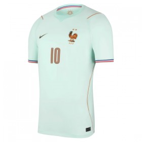 Virallinen pelipaita Ranska Mbappé 10 Vieras MM-kisat 2026 Lyhythihainen - Lasten ( + Lyhyet housut )