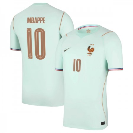 Virallinen pelipaita Ranska Mbappé 10 Vieras MM-kisat 2026 Lyhythihainen - Miesten Virallinen pelipaita Ranska Mbappé 10 Vieras MM-kisat 2026 Lyhythihainen - Miesten