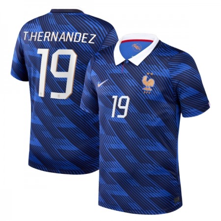 Virallinen pelipaita Ranska Theo Hernandez 19 Koti MM-kisat 2026 Lyhythihainen - Miesten