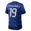 Virallinen pelipaita Ranska Theo Hernandez 19 Koti MM-kisat 2026 Lyhythihainen - Miesten