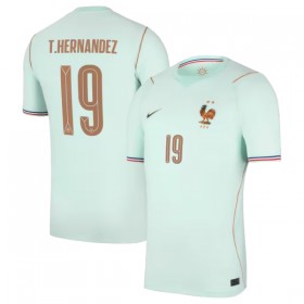 Virallinen pelipaita Ranska Theo Hernandez 19 Vieras MM-kisat 2026 Lyhythihainen - Miesten