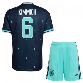 Virallinen pelipaita Saksa Kimmich 6 Vieras MM-kisat 2026 Lyhythihainen - Lasten ( + Lyhyet housut )