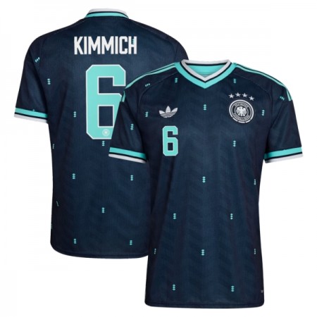 Virallinen pelipaita Saksa Kimmich 6 Vieras MM-kisat 2026 Lyhythihainen - Miesten Virallinen pelipaita Saksa Kimmich 6 Vieras MM-kisat 2026 Lyhythihainen - Miesten