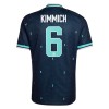 Virallinen pelipaita Saksa Kimmich 6 Vieras MM-kisat 2026 Lyhythihainen - Miesten