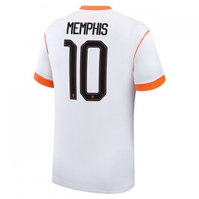 Virallinen pelipaita Alankomaat Memphis 10 Vieras MM-kisat 2026 Lyhythihainen - Miesten