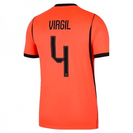 Virallinen pelipaita Alankomaat Virgil 4 Koti MM-kisat 2026 Lyhythihainen - Miesten Virallinen pelipaita Alankomaat Virgil 4 Koti MM-kisat 2026 Lyhythihainen - Miesten