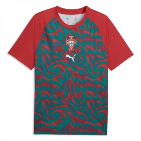 Virallinen pelipaita Portugali Pre-Match MM-kisat 2026 Lyhythihainen Punainen - Miesten Virallinen pelipaita Portugali Pre-Match MM-kisat 2026 Lyhythihainen Punainen - Miesten