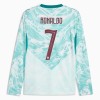 Virallinen pelipaita Portugali Ronaldo 7 Vieras MM-kisat 2026 Pitkähihainen - Miesten Virallinen pelipaita Portugali Ronaldo 7 Vieras MM-kisat 2026 Pitkähihainen - Miesten