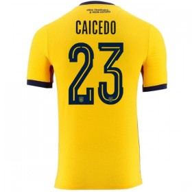 Virallinen pelipaita Ecuador Caicedo 23 Koti MM-kisat 2026 Lyhythihainen - Miesten