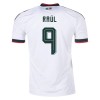 Virallinen pelipaita Meksiko Raul 9 Vieras MM-kisat 2026 Lyhythihainen - Miesten Virallinen pelipaita Meksiko Raul 9 Vieras MM-kisat 2026 Lyhythihainen - Miesten