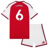 Virallinen pelipaita Arsenal Gabriel 6 Koti 2026-27 Lyhythihainen - Lasten ( + Lyhyet housut )