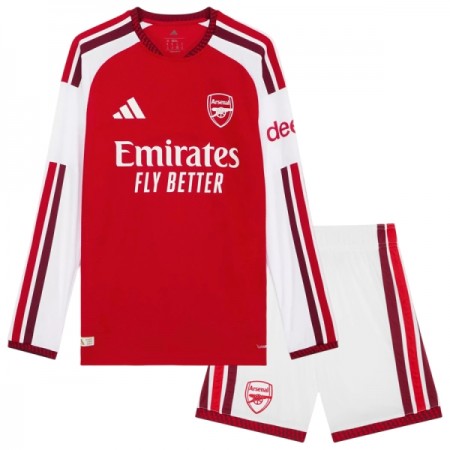 Virallinen pelipaita Arsenal Koti 2026-27 Pitkähihainen - Lasten ( + Lyhyet housut )