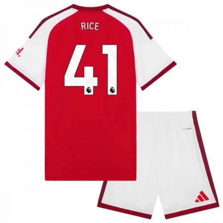 Virallinen pelipaita Arsenal Rice 41 Koti 2026-27 Lyhythihainen - Lasten ( + Lyhyet housut )