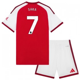 Virallinen pelipaita Arsenal Saka 7 Koti 2026-27 Lyhythihainen - Lasten ( + Lyhyet housut )