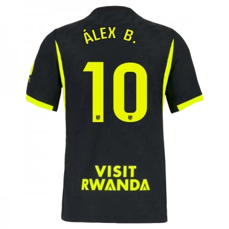 Virallinen pelipaita Atlético Madrid Alex B. 10 Vieras 2026-27 Lyhythihainen - Miesten Virallinen pelipaita Atlético Madrid Alex B. 10 Vieras 2026-27 Lyhythihainen - Miesten