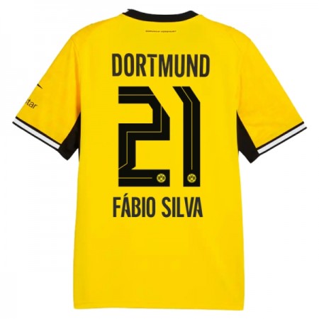 Virallinen pelipaita Borussia Dortmund Fabio Silva 21 Koti 2026-27 Lyhythihainen - Miesten Virallinen pelipaita Borussia Dortmund Fabio Silva 21 Koti 2026-27 Lyhythihainen - Miesten