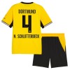 Virallinen pelipaita Borussia Dortmund N. Schlotterbeck 4 Koti 2026-27 Lyhythihainen - Lasten ( + Lyhyet housut ) Virallinen pelipaita Borussia Dortmund N. Schlotterbeck 4 Koti 2026-27 Lyhythihainen - Lasten ( + Lyhyet housut )