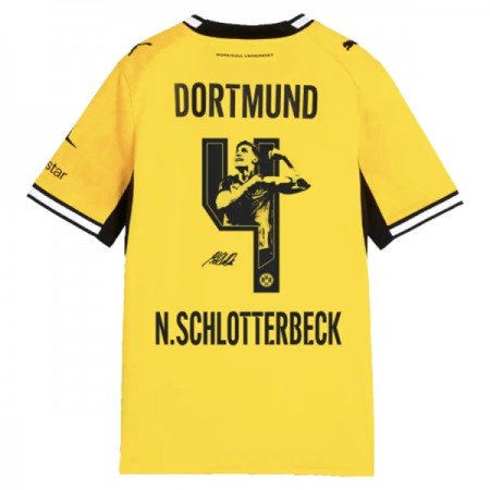 Virallinen pelipaita Borussia Dortmund N. Schlotterbeck 4 Koti 2026-27 Lyhythihainen - Miesten