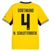 Virallinen pelipaita Borussia Dortmund N. Schlotterbeck 4 Koti 2026-27 Lyhythihainen - Miesten Virallinen pelipaita Borussia Dortmund N. Schlotterbeck 4 Koti 2026-27 Lyhythihainen - Miesten