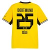 Virallinen pelipaita Borussia Dortmund Sule 25 Koti 2026-27 Lyhythihainen - Miesten Virallinen pelipaita Borussia Dortmund Sule 25 Koti 2026-27 Lyhythihainen - Miesten