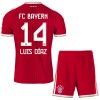 Virallinen pelipaita FC Bayern München Luis Diaz 14 Koti 2026-27 Lyhythihainen - Lasten ( + Lyhyet housut ) Virallinen pelipaita FC Bayern München Luis Diaz 14 Koti 2026-27 Lyhythihainen - Lasten ( + Lyhyet housut )