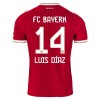 Virallinen pelipaita FC Bayern München Luis Diaz 14 Koti 2026-27 Lyhythihainen - Miesten Virallinen pelipaita FC Bayern München Luis Diaz 14 Koti 2026-27 Lyhythihainen - Miesten