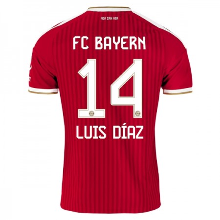 Virallinen pelipaita FC Bayern München Luis Diaz 14 Koti 2026-27 Lyhythihainen - Miesten Virallinen pelipaita FC Bayern München Luis Diaz 14 Koti 2026-27 Lyhythihainen - Miesten