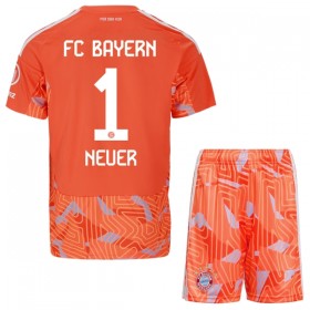 Virallinen pelipaita FC Bayern München Neuer 1 Vieras Maalivahti 2026-27 Lyhythihainen - Lasten ( + Lyhyet housut )