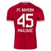 Virallinen pelipaita FC Bayern München Pavlovic 45 Koti 2026-27 Lyhythihainen - Miesten Virallinen pelipaita FC Bayern München Pavlovic 45 Koti 2026-27 Lyhythihainen - Miesten