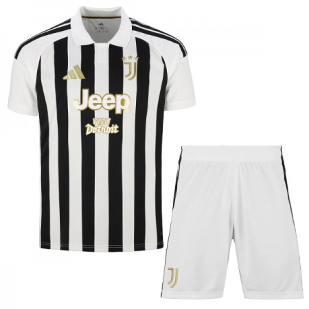 Virallinen pelipaita Juventus Koti 2026-27 Lyhythihainen - Lasten ( + Lyhyet housut )