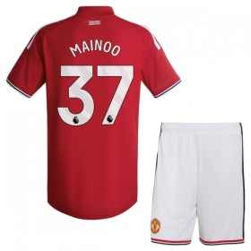 Virallinen pelipaita Manchester United Mainoo 37 Koti 2026-27 Lyhythihainen - Lasten ( + Lyhyet housut )