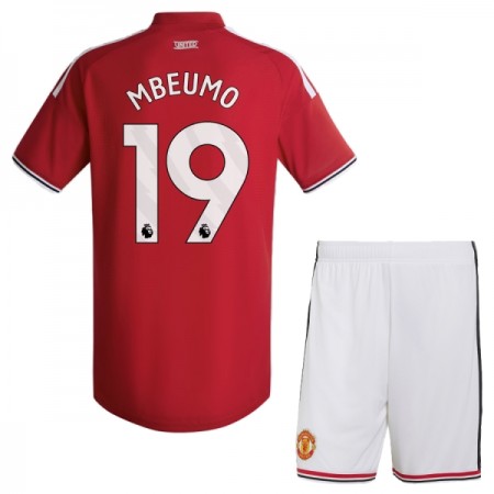 Virallinen pelipaita Manchester United Mbeumo 19 Koti 2026-27 Lyhythihainen - Lasten ( + Lyhyet housut )