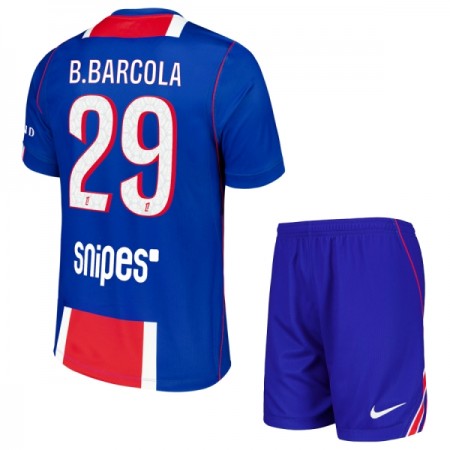 Virallinen pelipaita Paris Saint-Germain Bradley Barcola 29 Koti 2026-27 Lyhythihainen - Lasten ( + Lyhyet housut ) Virallinen pelipaita Paris Saint-Germain Bradley Barcola 29 Koti 2026-27 Lyhythihainen - Lasten ( + Lyhyet housut )