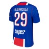 Virallinen pelipaita Paris Saint-Germain Bradley Barcola 29 Koti 2026-27 Lyhythihainen - Lasten ( + Lyhyet housut )