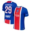 Virallinen pelipaita Paris Saint-Germain Bradley Barcola 29 Koti 2026-27 Lyhythihainen - Miesten Virallinen pelipaita Paris Saint-Germain Bradley Barcola 29 Koti 2026-27 Lyhythihainen - Miesten