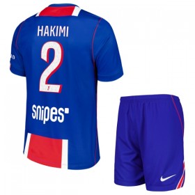 Virallinen pelipaita Paris Saint-Germain Hakimi 2 Koti 2026-27 Lyhythihainen - Lasten ( + Lyhyet housut )