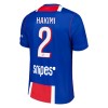 Virallinen pelipaita Paris Saint-Germain Hakimi 2 Koti 2026-27 Lyhythihainen - Lasten ( + Lyhyet housut )