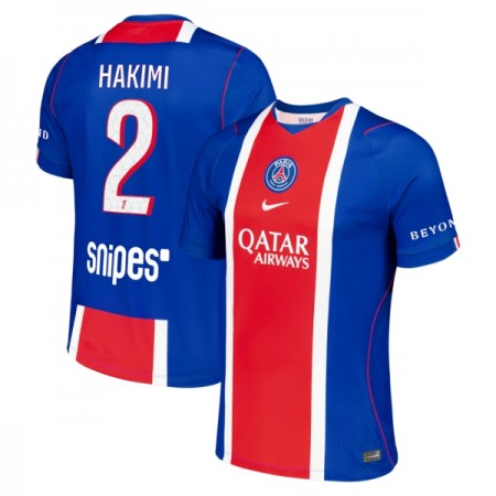 Virallinen pelipaita Paris Saint-Germain Hakimi 2 Koti 2026-27 Lyhythihainen - Miesten Virallinen pelipaita Paris Saint-Germain Hakimi 2 Koti 2026-27 Lyhythihainen - Miesten