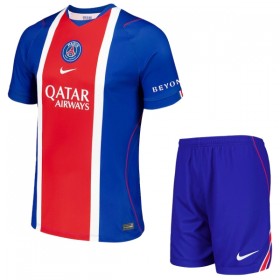 Virallinen pelipaita Paris Saint-Germain Koti 2026-27 Lyhythihainen - Lasten ( + Lyhyet housut )