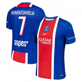 Virallinen pelipaita Paris Saint-Germain Kvaratskhelia 7 Koti 2026-27 Lyhythihainen - Miesten