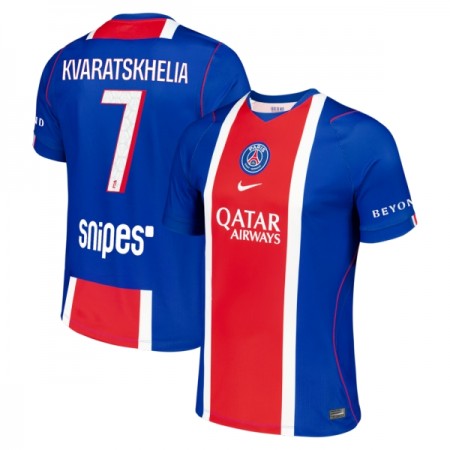 Virallinen pelipaita Paris Saint-Germain Kvaratskhelia 7 Koti 2026-27 Lyhythihainen - Miesten Virallinen pelipaita Paris Saint-Germain Kvaratskhelia 7 Koti 2026-27 Lyhythihainen - Miesten