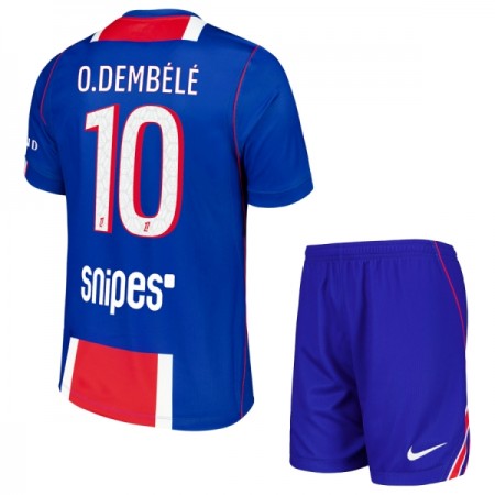 Virallinen pelipaita Paris Saint-Germain O. Dembele 10 Koti 2026-27 Lyhythihainen - Lasten ( + Lyhyet housut ) Virallinen pelipaita Paris Saint-Germain O. Dembele 10 Koti 2026-27 Lyhythihainen - Lasten ( + Lyhyet housut )